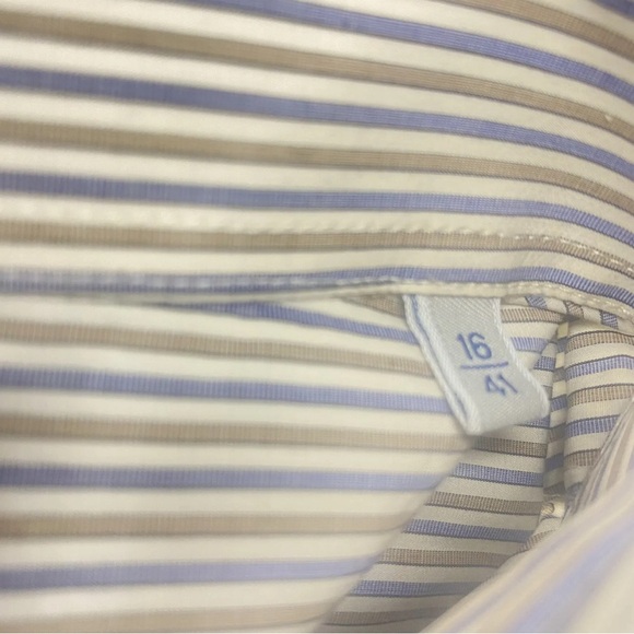 Avon Celli Luxury High End Fashion Men’s Oxford Button Down 16/41 Made in Italy - Picture 4 of 4